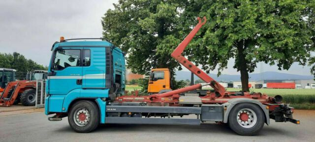 MAN TGS 18.440 Abroller mit Funk +Kran vor. - Camion ampliroll, Camion grue: photos 4 MAN TGS 18.440 Abroller mit Funk +Kran vor. - Camion ampliroll, Camion grue: photos 4