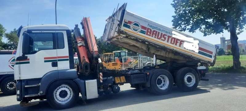 MAN TGS 26.400 Kipper Mit Kran/Funk - Camion plateau, Camion grue: photos 3 MAN TGS 26.400 Kipper Mit Kran/Funk - Camion plateau, Camion grue: photos 3