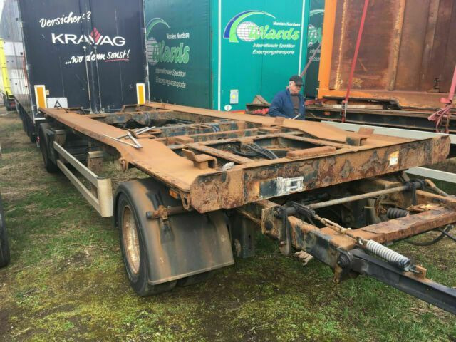 Meiller HKM Luftgefedert ABS BPW-Achsen - Remorque porte-conteneur/ Caisse mobile: photos 1 Meiller HKM Luftgefedert ABS BPW-Achsen - Remorque porte-conteneur/ Caisse mobile: photos 1