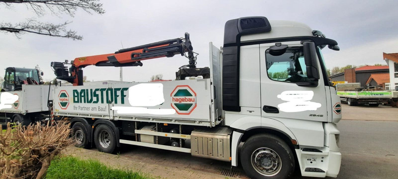 Mercedes-Benz 2545 Actros Pritsche Kran Palfinger PK21001 - Camion plateau, Camion grue: photos 3 Mercedes-Benz 2545 Actros Pritsche Kran Palfinger PK21001 - Camion plateau, Camion grue: photos 3