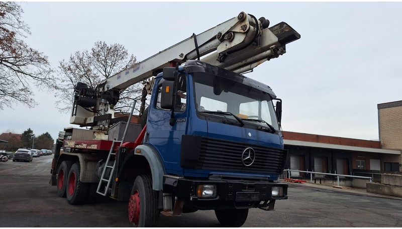 Mercedes-Benz 2629 AK Motorwagen mit Kran 6x6 - Grue tout-terrain: photos 1 Mercedes-Benz 2629 AK Motorwagen mit Kran 6x6 - Grue tout-terrain: photos 1
