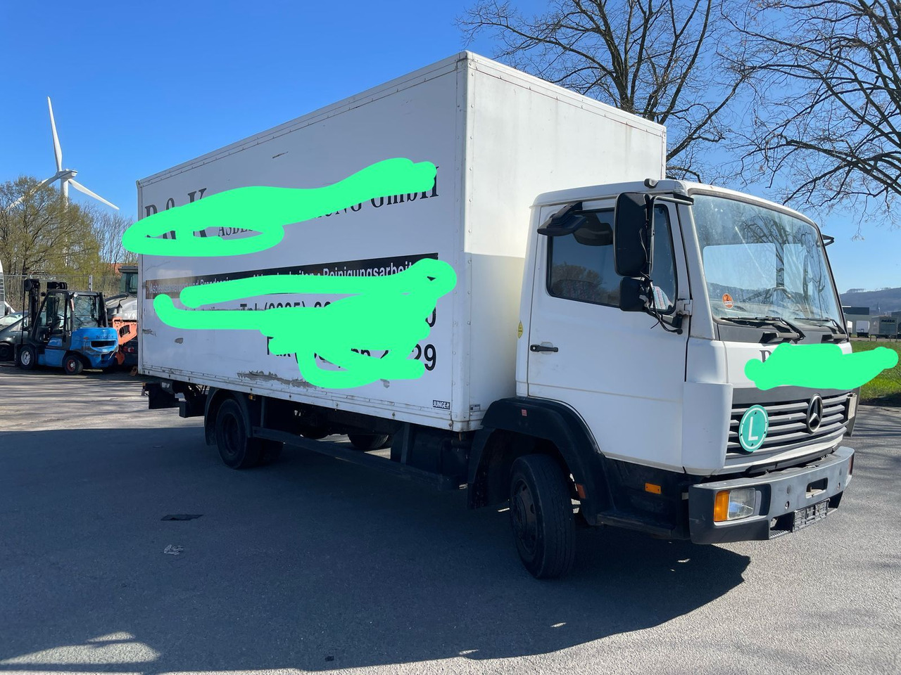 Mercedes-Benz 811 Koffer Blatt/Blatt Gefedert - Fourgon: photos 2 Mercedes-Benz 811 Koffer Blatt/Blatt Gefedert - Fourgon: photos 2
