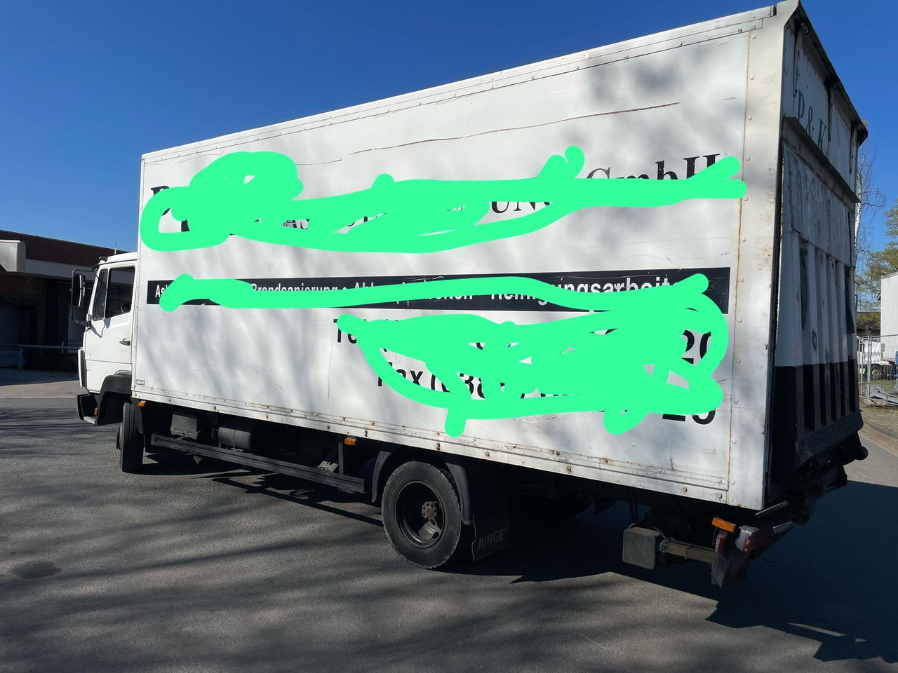 Mercedes-Benz 811 Koffer Blatt/Blatt Gefedert - Fourgon: photos 5 Mercedes-Benz 811 Koffer Blatt/Blatt Gefedert - Fourgon: photos 5