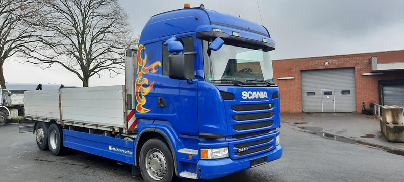 Scania G440 Pritsche 6x2 Kran am Heck vor - Camion plateau, Camion grue: photos 2 Scania G440 Pritsche 6x2 Kran am Heck vor - Camion plateau, Camion grue: photos 2