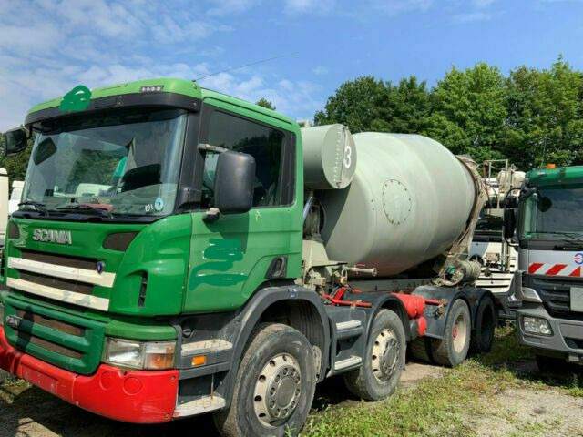 Scania P340PS 8x4 Blatt/Blatt 1-Hand - Camion malaxeur: photos 2 Scania P340PS 8x4 Blatt/Blatt 1-Hand - Camion malaxeur: photos 2