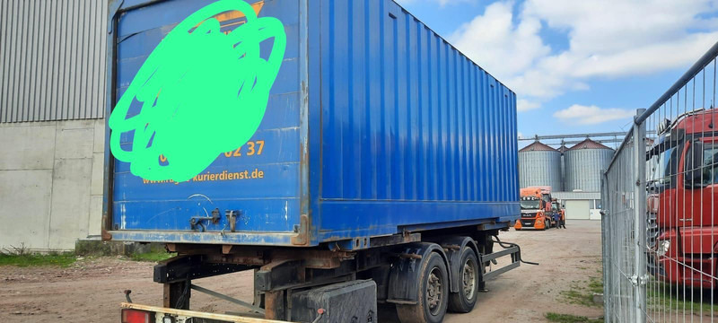 Schmitz Cargobull Containeranhänger mit Container - Remorque porte-conteneur/ Caisse mobile: photos 5 Schmitz Cargobull Containeranhänger mit Container - Remorque porte-conteneur/ Caisse mobile: photos 5