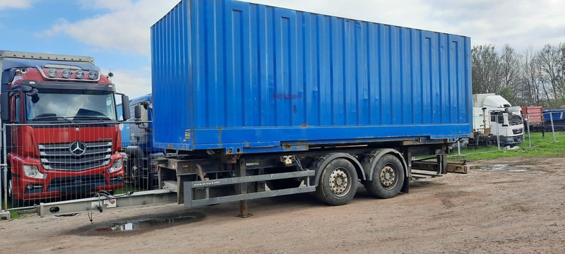 Schmitz Cargobull Containeranhänger mit Container - Remorque porte-conteneur/ Caisse mobile: photos 1 Schmitz Cargobull Containeranhänger mit Container - Remorque porte-conteneur/ Caisse mobile: photos 1
