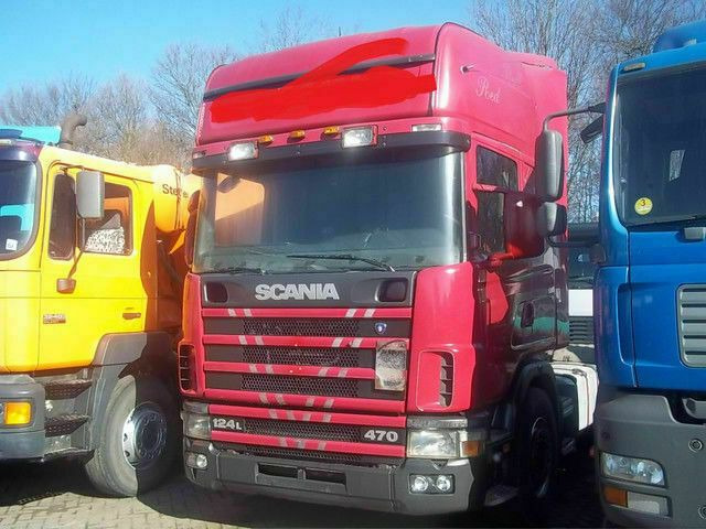 Scania 124-470 Topline Retader Kipperhydraulik - Tracteur routier: photos 1 Scania 124-470 Topline Retader Kipperhydraulik - Tracteur routier: photos 1
