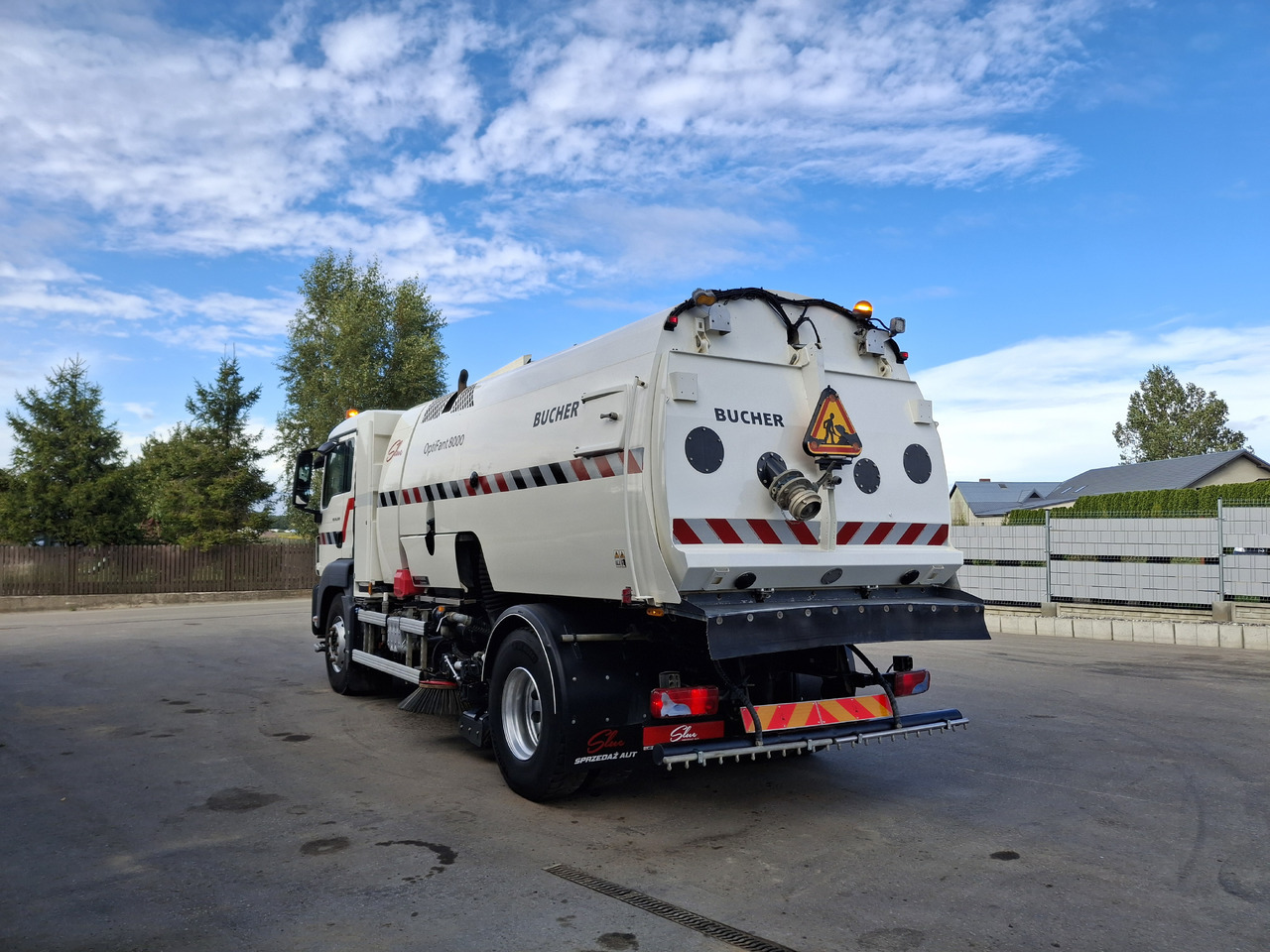 MAN TGS 18.320 Zamiatarka Kehrmaschine BUCHER OptiFant 8000 Karcher Euro 6 PM10 L/R Hochdruckreinigung - Balayeuse de voirie: photos 3 MAN TGS 18.320 Zamiatarka Kehrmaschine BUCHER OptiFant 8000 Karcher Euro 6 PM10 L/R Hochdruckreinigung - Balayeuse de voirie: photos 3