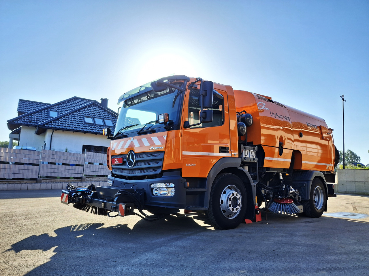 MERCEDES-BENZ Atego 1523 Zamiatarka Kehrmaschine BUCHER CityFant 6000 Euro 6 PM10 L/R Rura Do Liści - Balayeuse de voirie: photos 2 MERCEDES-BENZ Atego 1523 Zamiatarka Kehrmaschine BUCHER CityFant 6000 Euro 6 PM10 L/R Rura Do Liści - Balayeuse de voirie: photos 2