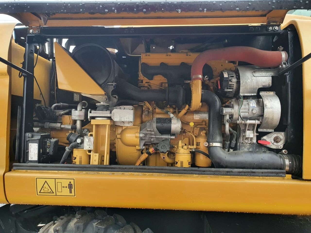 Pelle sur pneus Caterpillar M 313 D Tiltrotator: photos 16