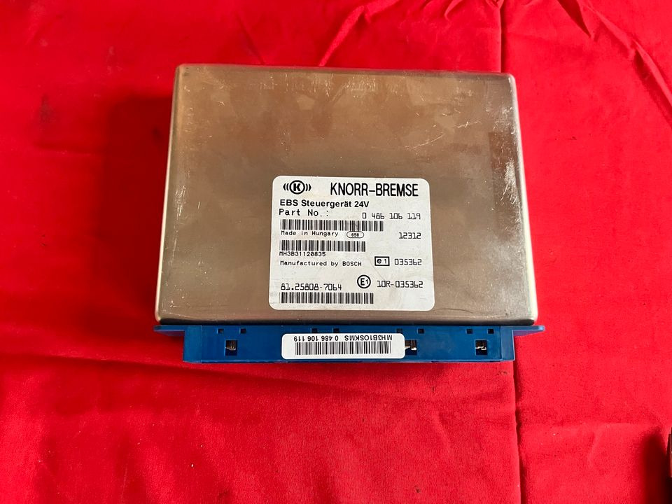 MAN 81258087064 Knorr Bremse EBS Steuergerät Control Unit - Bloc de gestion pour Camion: photos 1 MAN 81258087064 Knorr Bremse EBS Steuergerät Control Unit - Bloc de gestion pour Camion: photos 1