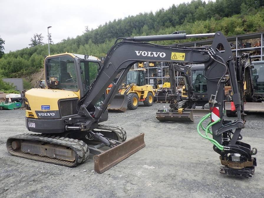 Volvo ECR 58 D mit Tiltrotator Steelwrist - Mini pelle: photos 2 Volvo ECR 58 D mit Tiltrotator Steelwrist - Mini pelle: photos 2