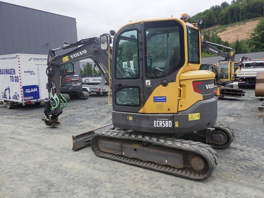 Volvo ECR 58 D mit Tiltrotator Steelwrist - Mini pelle: photos 5 Volvo ECR 58 D mit Tiltrotator Steelwrist - Mini pelle: photos 5