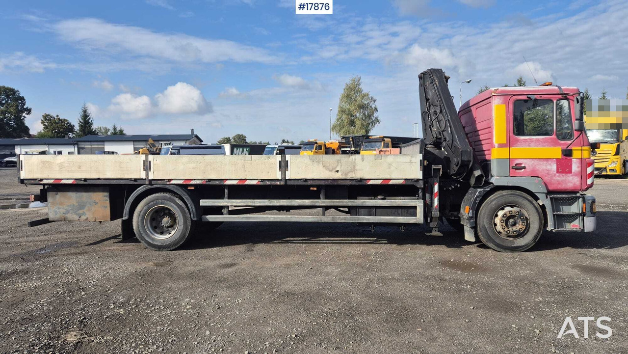 Camion plateau, Camion grue 1997 MAN 18.224: photos 6