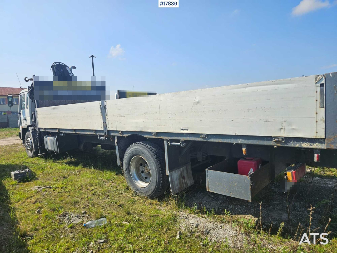 Camion plateau, Camion grue 1997 Volvo FL 619: photos 8