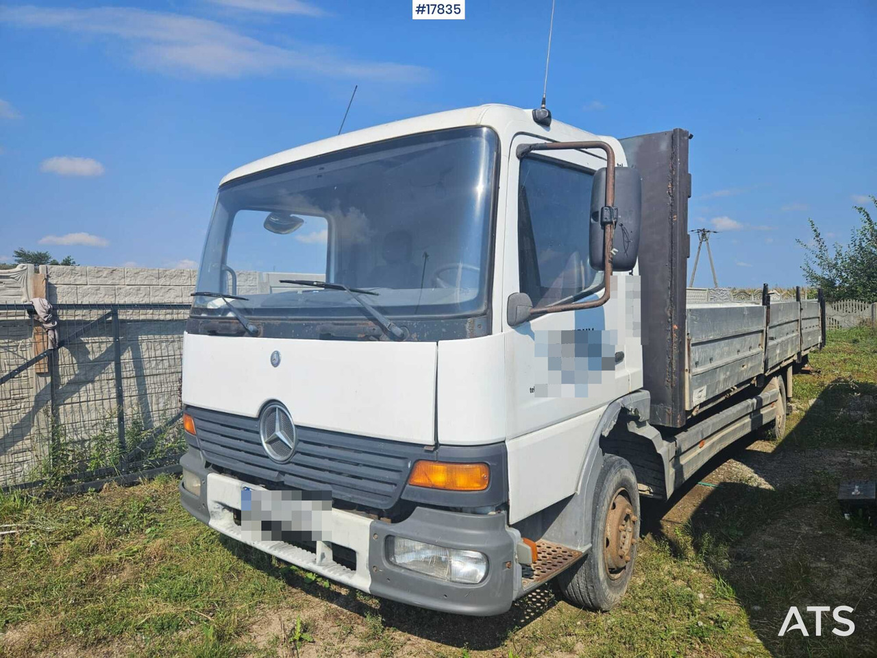 2003 Mercedes Atego 918 - Camion plateau: photos 1 2003 Mercedes Atego 918 - Camion plateau: photos 1