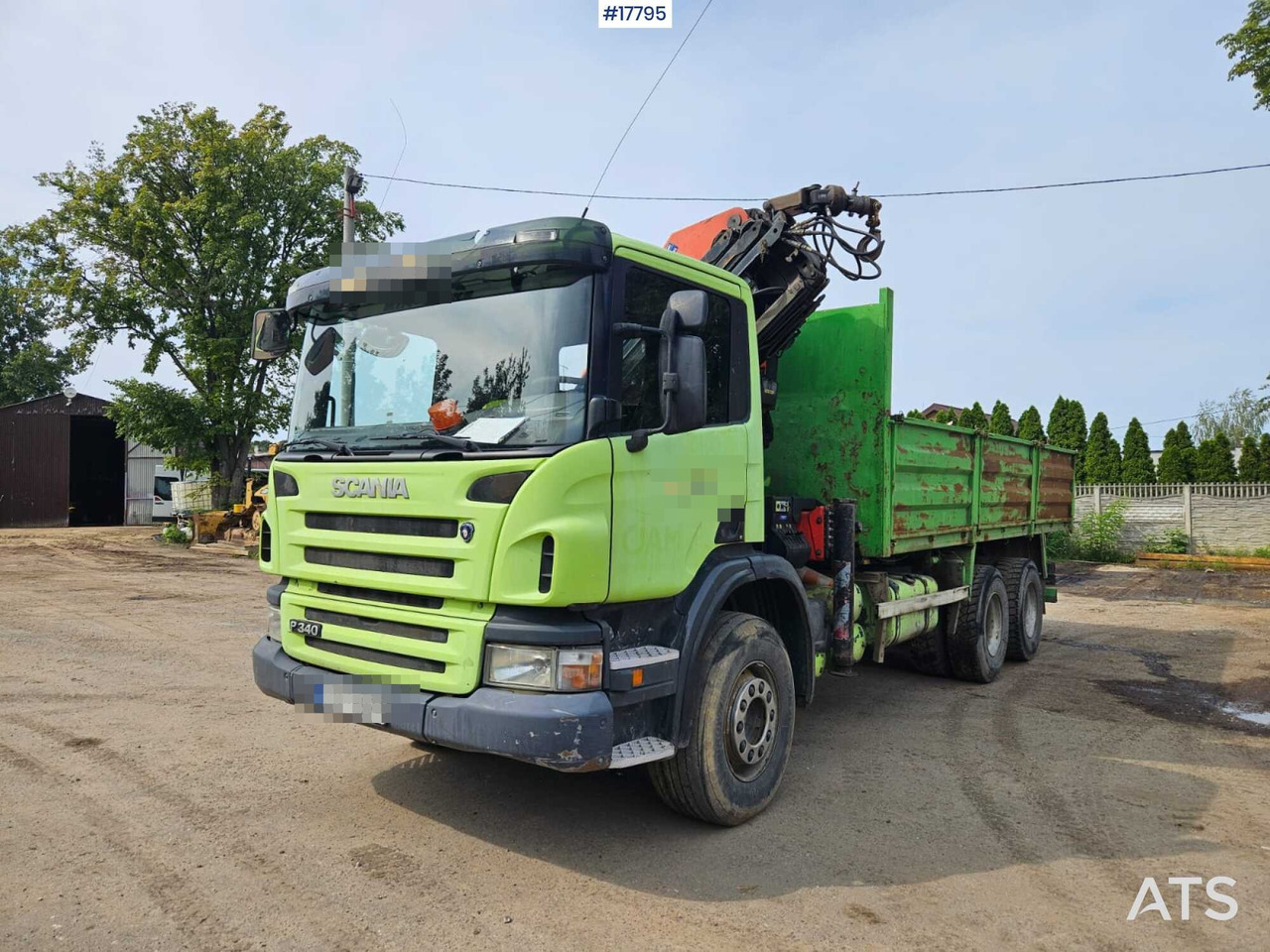 2007 Scania P 340 - Camion plateau, Camion grue: photos 2 2007 Scania P 340 - Camion plateau, Camion grue: photos 2