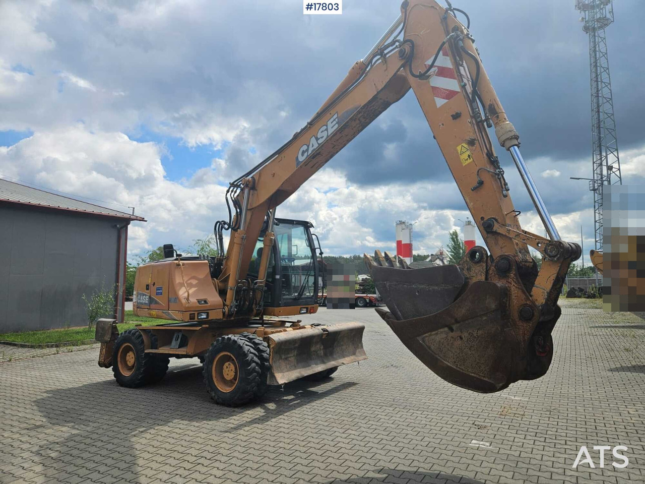 2008 Case WX 165 - Pelle sur pneus: photos 2 2008 Case WX 165 - Pelle sur pneus: photos 2