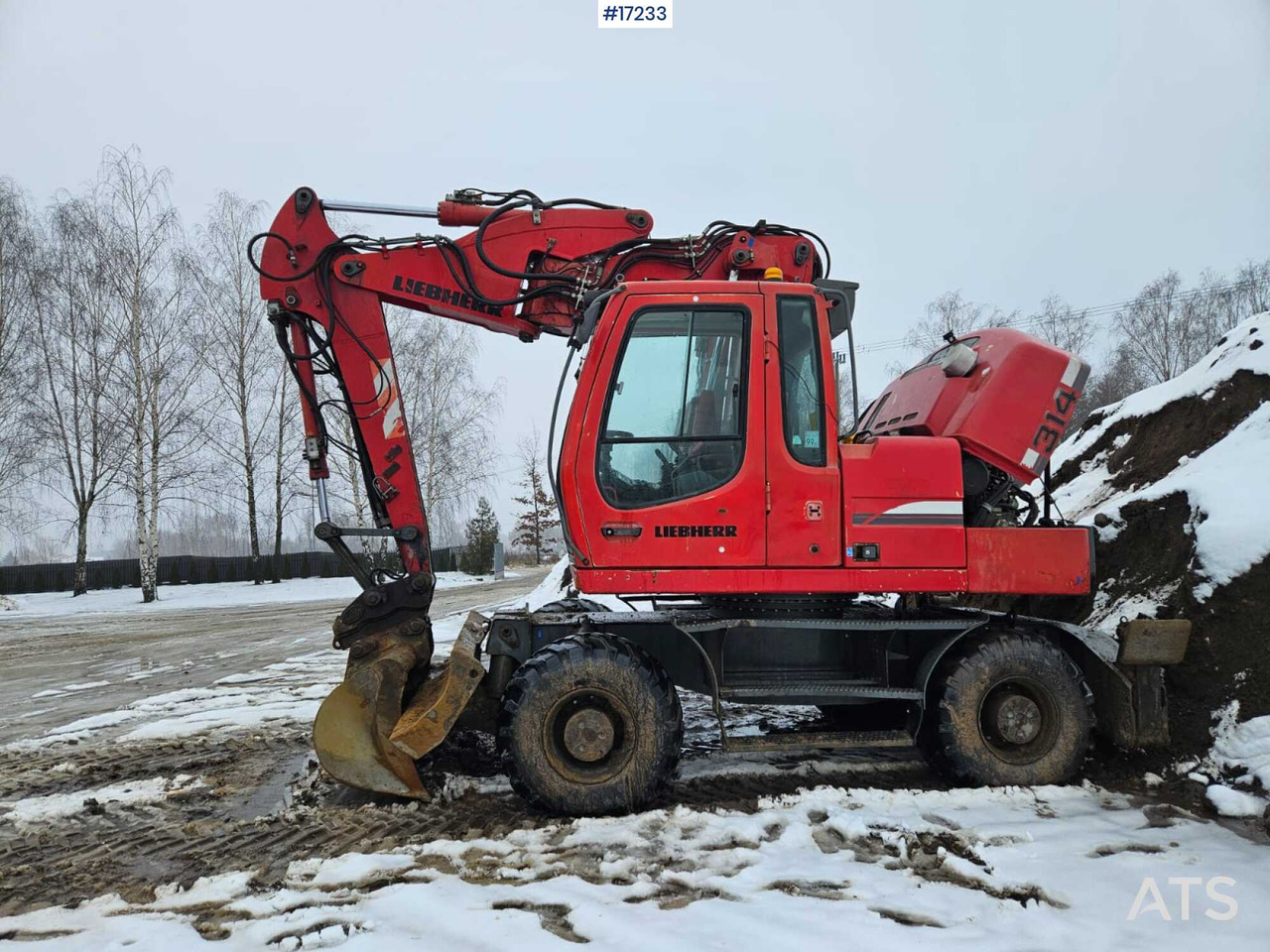 LIEBHERR 314 Litronic wheeled excavator (2008) - Pelle sur pneus: photos 5 LIEBHERR 314 Litronic wheeled excavator (2008) - Pelle sur pneus: photos 5