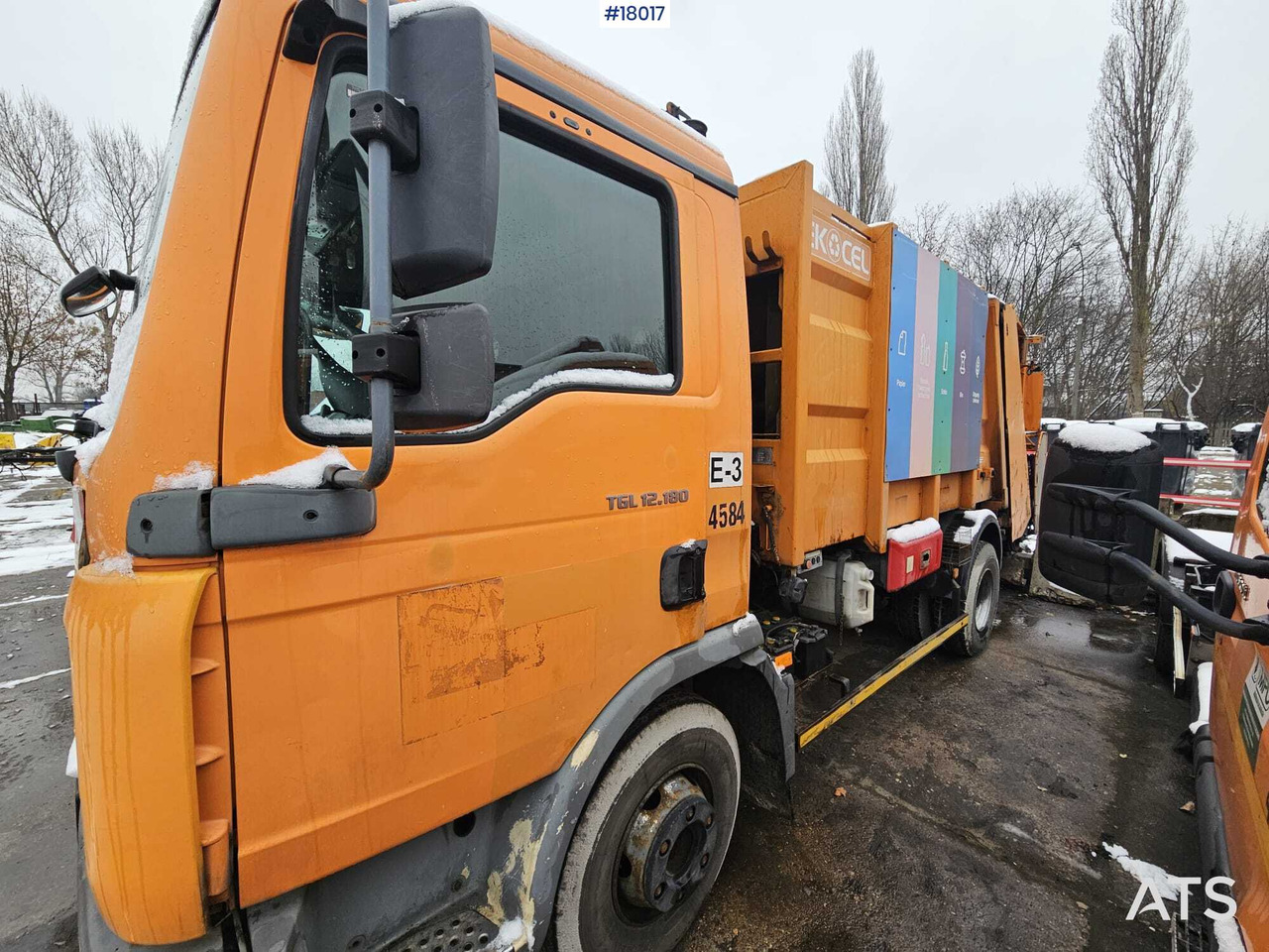Truck MAN TGA 12.180 (2007) with EKOCEL mini garbage truck body - Benne à ordures ménagères: photos 5 Truck MAN TGA 12.180 (2007) with EKOCEL mini garbage truck body - Benne à ordures ménagères: photos 5