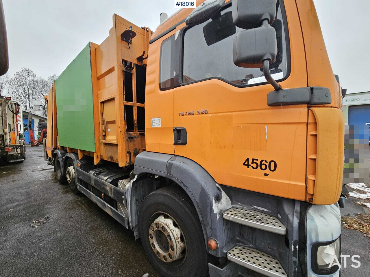 Truck MAN TGA 26.320 (2007) with EKOCEL MEDIUM XL garbage truck body. - Benne à ordures ménagères: photos 4 Truck MAN TGA 26.320 (2007) with EKOCEL MEDIUM XL garbage truck body. - Benne à ordures ménagères: photos 4