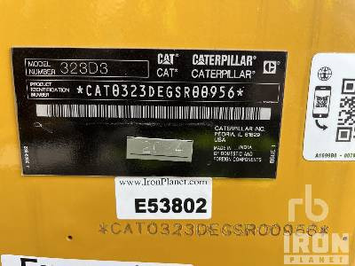 CAT 323D3 (Unused) - Pelle sur chenille: photos 5 CAT 323D3 (Unused) - Pelle sur chenille: photos 5