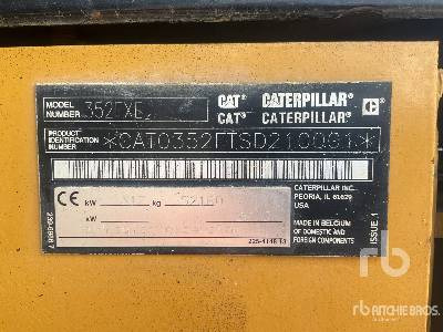 CAT 352FXE - Pelle sur chenille: photos 5 CAT 352FXE - Pelle sur chenille: photos 5