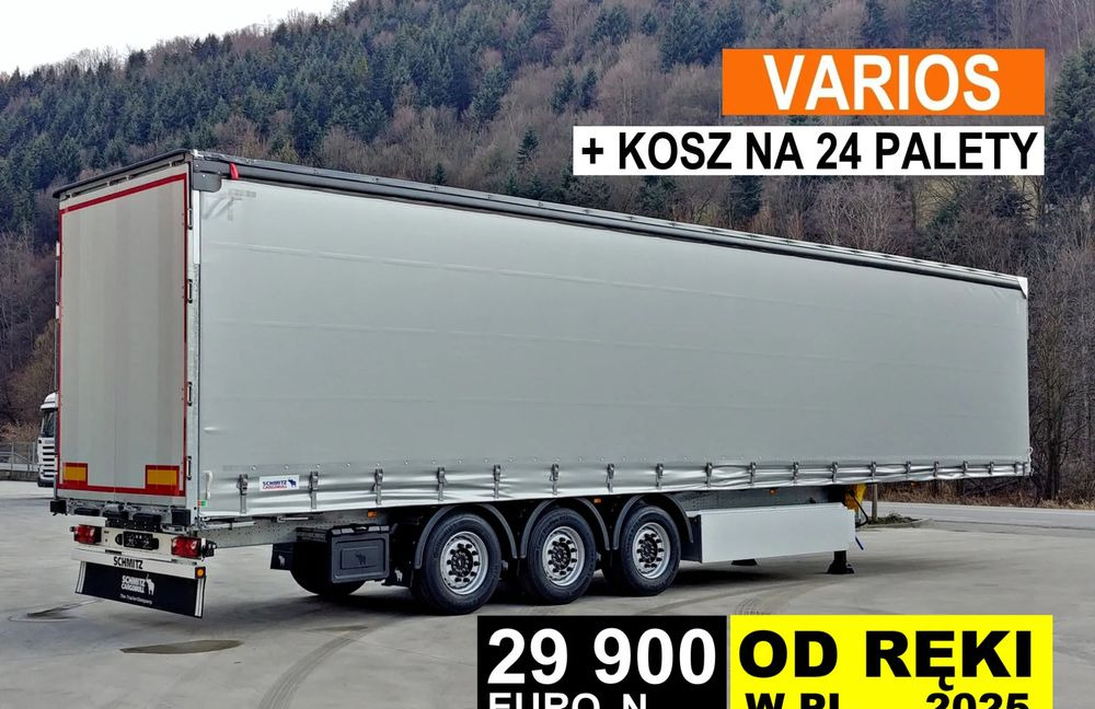 Schmitz Cargobull VARIOS + 24 PAL KOSZ - Semi-remorque rideaux coulissants: photos 1 Schmitz Cargobull VARIOS + 24 PAL KOSZ - Semi-remorque rideaux coulissants: photos 1