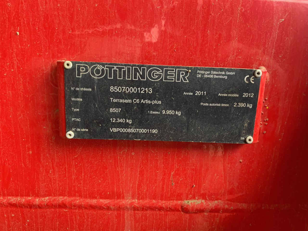 POTTINGER Terrasem C6 Artis-Plus - Semoir monograine: photos 4 POTTINGER Terrasem C6 Artis-Plus - Semoir monograine: photos 4