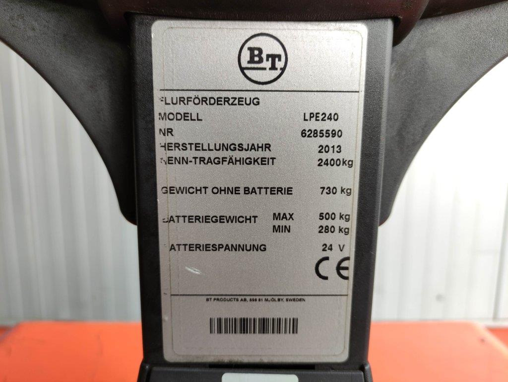 BT LPE240 - Transpalette: photos 5 BT LPE240 - Transpalette: photos 5