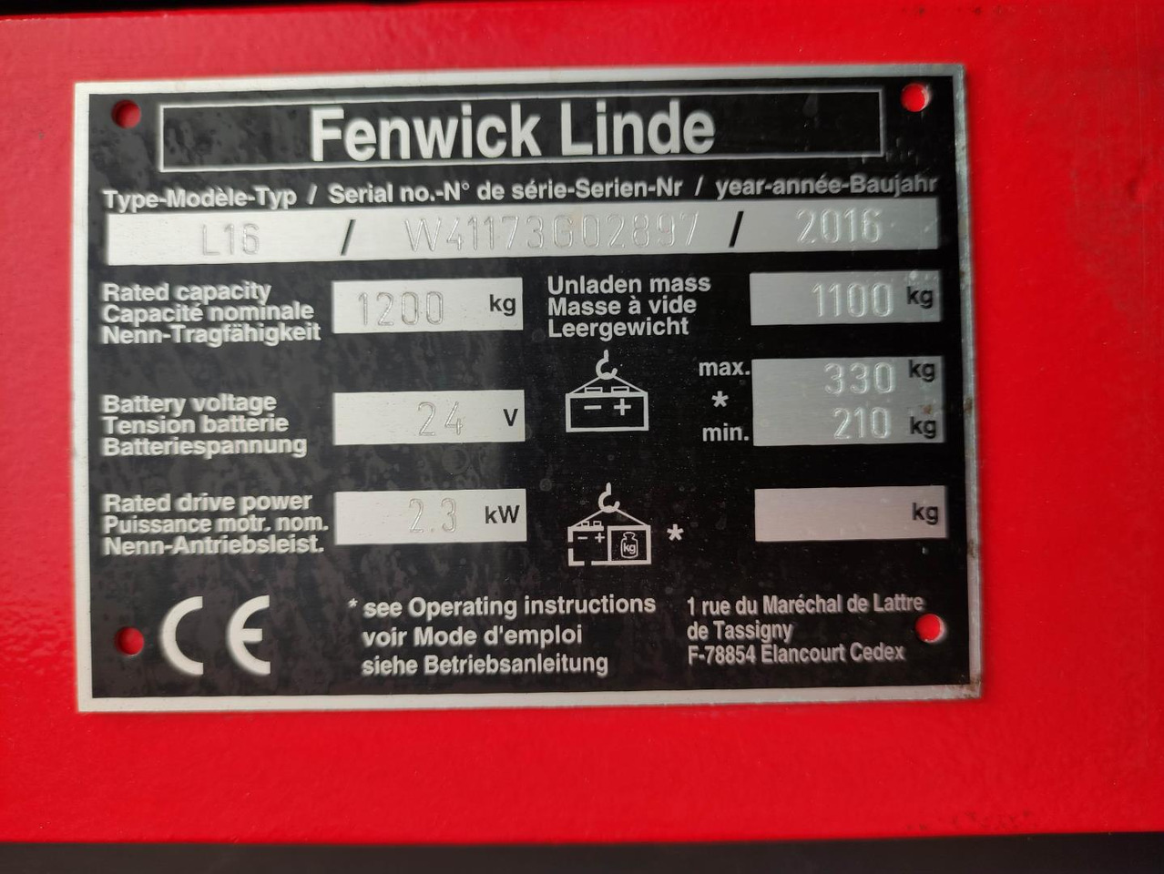 Linde L16-1173 - Gerbeur: photos 5 Linde L16-1173 - Gerbeur: photos 5