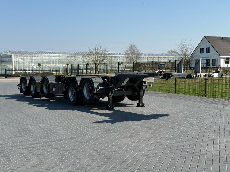 Semi-remorque porte-conteneur/ Caisse mobile Broshuis 5AKCC 2 CONNECT, BREKER, 5 ASSEN, 2017, TIRES 80%: photos 1