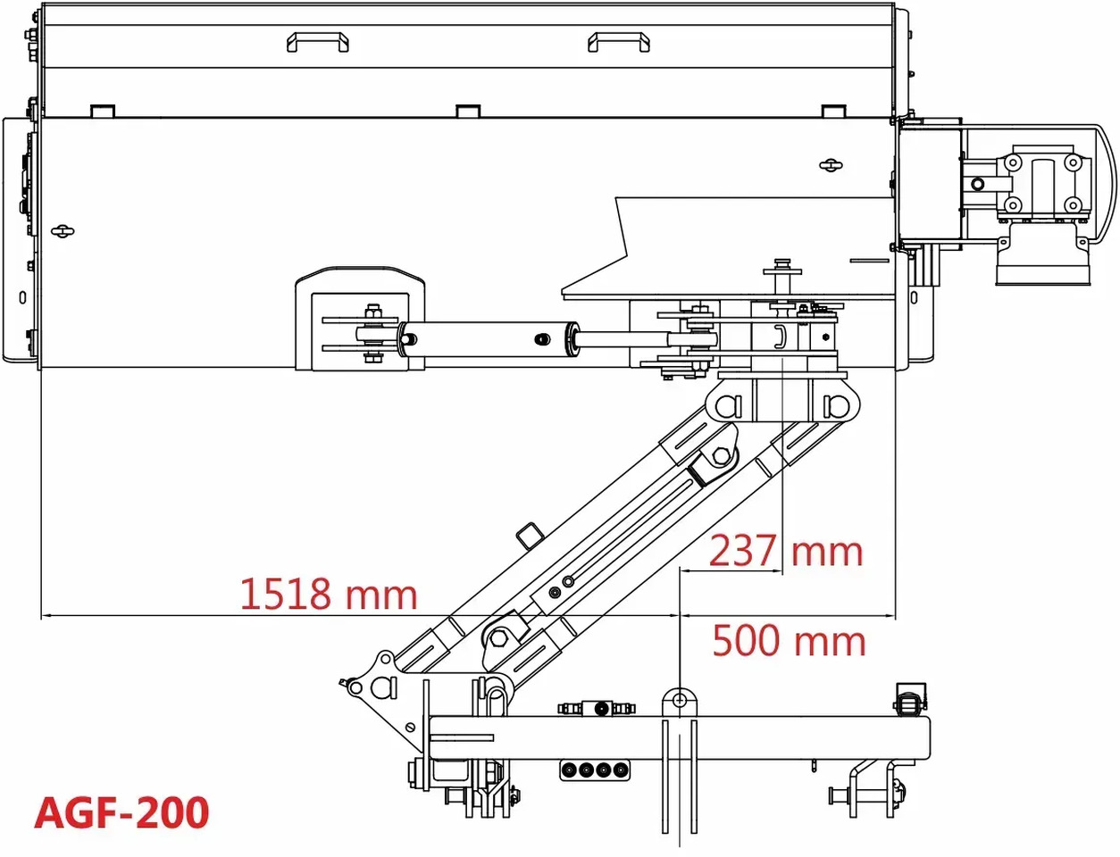 Kosiarka bijakowa Jansen AGF-200 tylno-boczna hydrauliczna z unoszoną pokrywą - Broyeur à axe horizontal: photos 2 Kosiarka bijakowa Jansen AGF-200 tylno-boczna hydrauliczna z unoszoną pokrywą - Broyeur à axe horizontal: photos 2