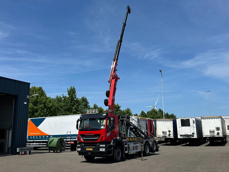 Iveco Stralis 400 6x2 HMF 1720 K3 Kraan Met 24T HTS Kabel Systeem / Rotator / Euro 6 - Camion - système de câble, Camion grue: photos 2 Iveco Stralis 400 6x2 HMF 1720 K3 Kraan Met 24T HTS Kabel Systeem / Rotator / Euro 6 - Camion - système de câble, Camion grue: photos 2