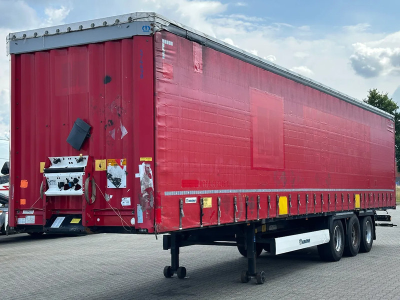 Krone SD Schuifzeil -Dak Met Borden / BPW-Axle / Apk! - Semi-remorque rideaux coulissants: photos 3 Krone SD Schuifzeil -Dak Met Borden / BPW-Axle / Apk! - Semi-remorque rideaux coulissants: photos 3