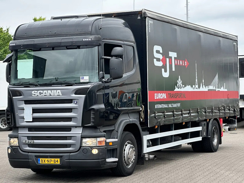 Scania R270 4x2 Schuifzeil / Laadklep / Euro 4 - Camion à rideaux coulissants: photos 1 Scania R270 4x2 Schuifzeil / Laadklep / Euro 4 - Camion à rideaux coulissants: photos 1