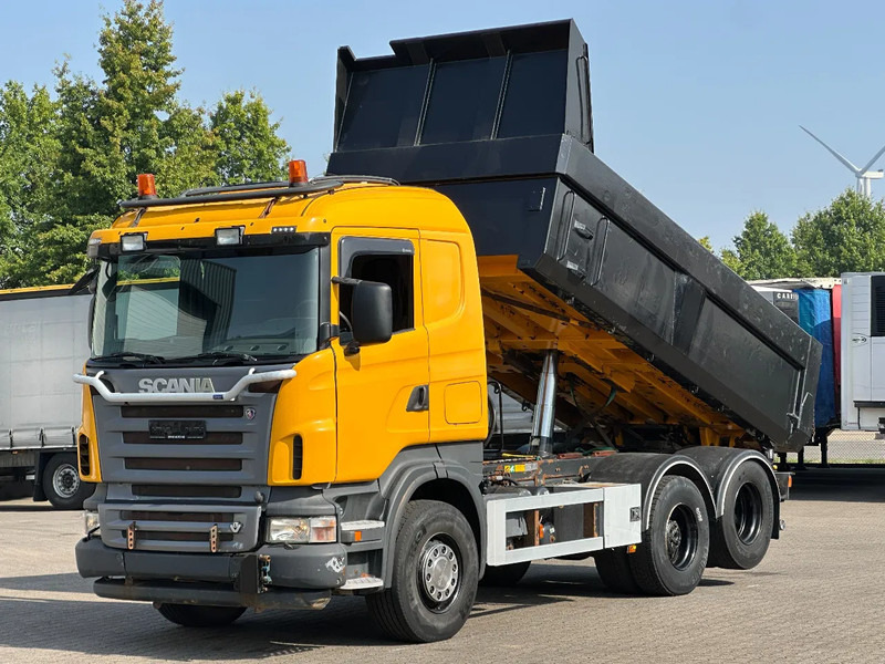 Scania R500 V8 6x2 Kipper Retarder Euro 3 Full Steel *Only 342 Tkm* - Camion benne: photos 1 Scania R500 V8 6x2 Kipper Retarder Euro 3 Full Steel *Only 342 Tkm* - Camion benne: photos 1