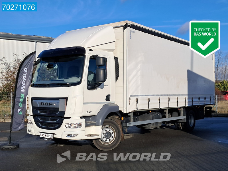 DAF LF 290 4X2 16tonner Automatic Ladebordwand ACC Euro 6 - Camion à rideaux coulissants: photos 1 DAF LF 290 4X2 16tonner Automatic Ladebordwand ACC Euro 6 - Camion à rideaux coulissants: photos 1