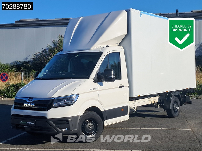 MAN TGE 3.180 Neu! Automatik 2025 Facelift Koffer Ladebordwand Navi Klima Tempomat LED Euro6 21m3 A/C Cruise control - Fourgon: photos 1 MAN TGE 3.180 Neu! Automatik 2025 Facelift Koffer Ladebordwand Navi Klima Tempomat LED Euro6 21m3 A/C Cruise control - Fourgon: photos 1