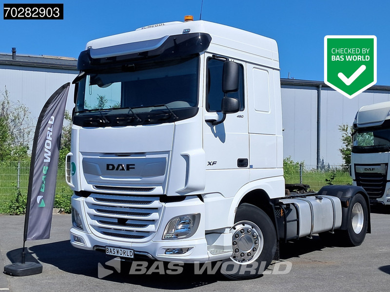 DAF XF 480 4X2 SC Retarder PTO Hydraulik Standklima Alcoa's Xenon ACC - Tracteur routier: photos 1 DAF XF 480 4X2 SC Retarder PTO Hydraulik Standklima Alcoa's Xenon ACC - Tracteur routier: photos 1