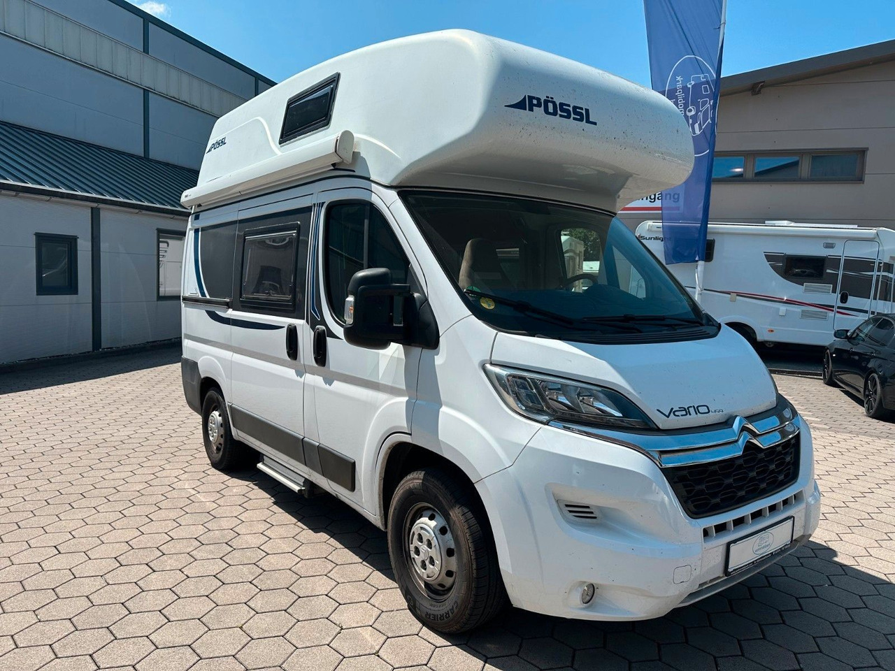 Pössl Vario 499/Hubbett/Klima/Markise/Finanzierung - Fourgon aménagé: photos 1 Pössl Vario 499/Hubbett/Klima/Markise/Finanzierung - Fourgon aménagé: photos 1