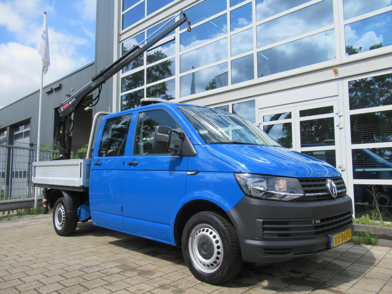 Volkswagen Transporter T5 2.0 TDI 75KW DOKA + HIAB Dubbelcabine - Fourgon plateau, Utilitaire double cabine: photos 2 Volkswagen Transporter T5 2.0 TDI 75KW DOKA + HIAB Dubbelcabine - Fourgon plateau, Utilitaire double cabine: photos 2