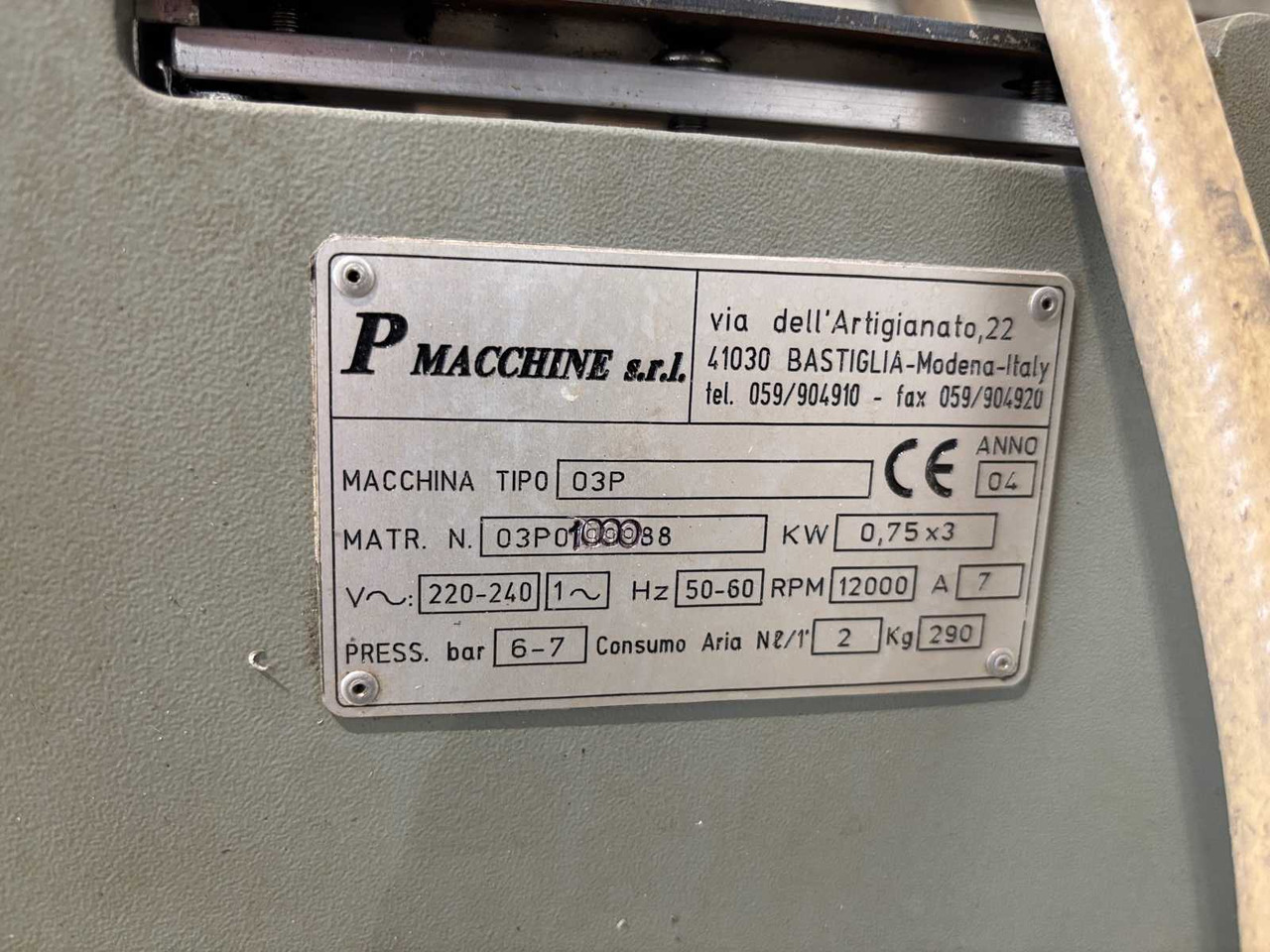 Three-spindle copy milling cutter P macchine s.r.l 03P - Fraiseuse: photos 4 Three-spindle copy milling cutter P macchine s.r.l 03P - Fraiseuse: photos 4