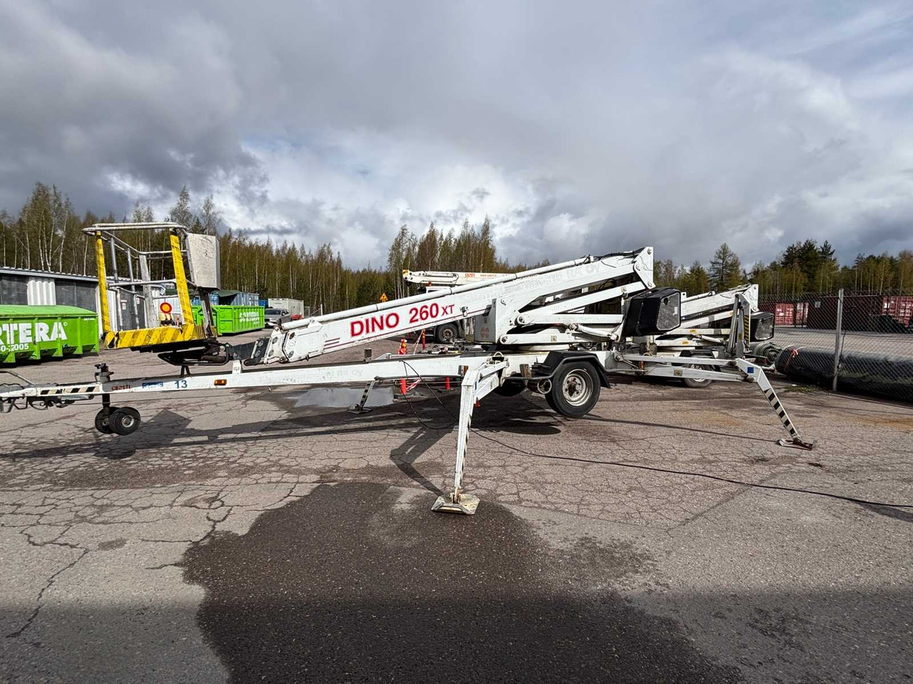 Trailer boom lift Dino 260XT - Nacelle sur remorque: photos 1 Trailer boom lift Dino 260XT - Nacelle sur remorque: photos 1