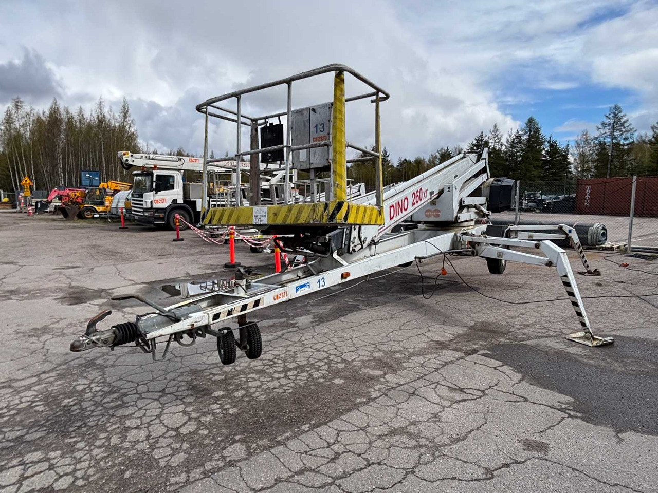 Trailer boom lift Dino 260XT - Nacelle sur remorque: photos 3 Trailer boom lift Dino 260XT - Nacelle sur remorque: photos 3