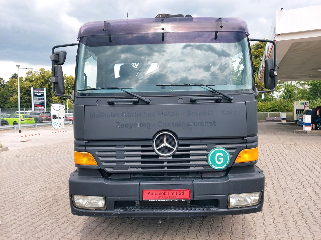 Mercedes-Benz Actros 1828 Hiab Absetzkipper Hiab Kran Absetzer - Camion benne, Camion grue: photos 3 Mercedes-Benz Actros 1828 Hiab Absetzkipper Hiab Kran Absetzer - Camion benne, Camion grue: photos 3
