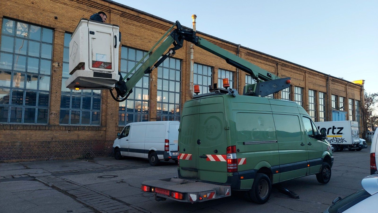 Mercedes-Benz Sprinter II Kasten 515 Steiger Hub ET-36 12m - Camion avec nacelle: photos 1 Mercedes-Benz Sprinter II Kasten 515 Steiger Hub ET-36 12m - Camion avec nacelle: photos 1