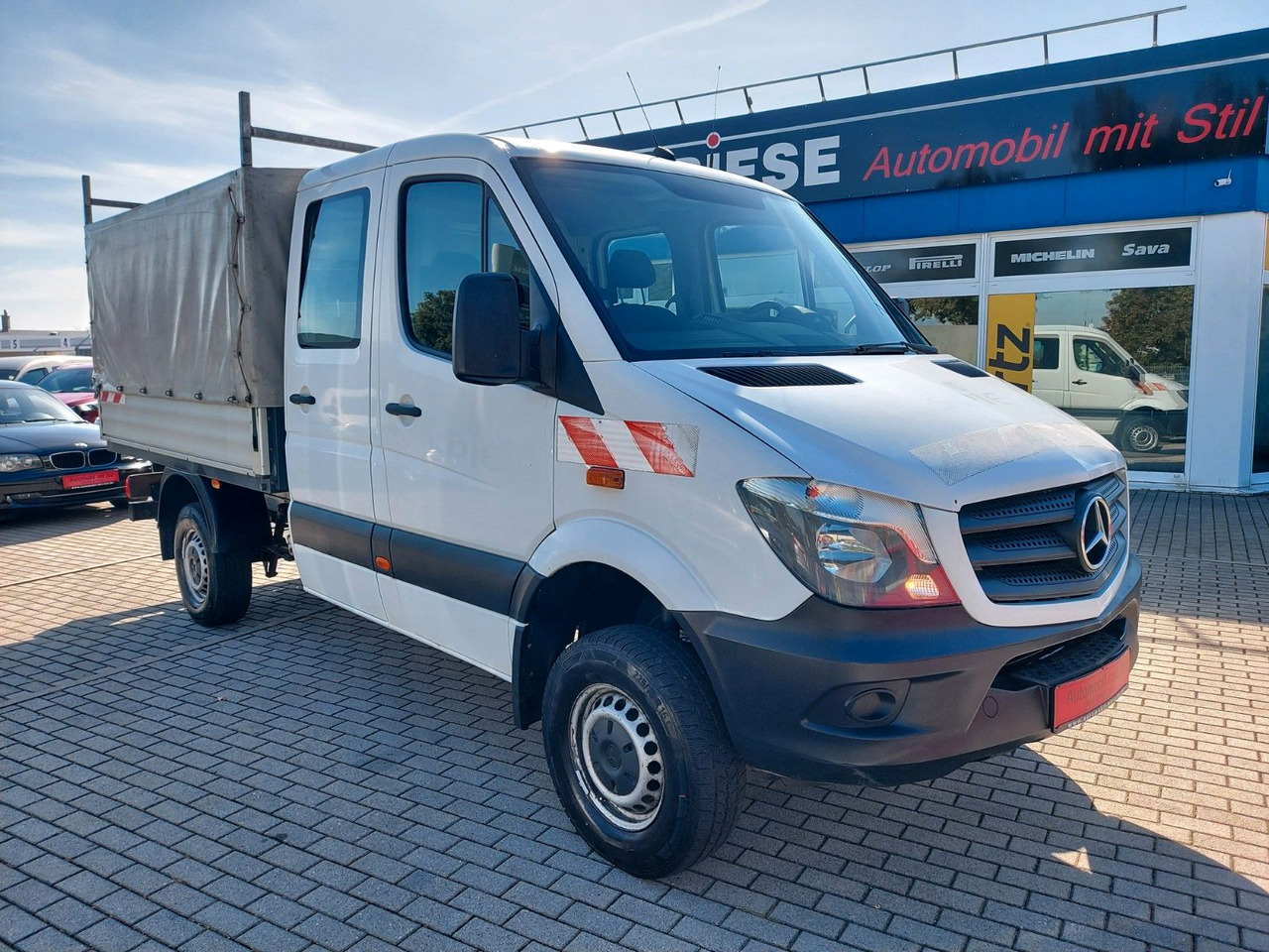 Mercedes-Benz Sprinter II Pritsche DoKa 316 CDI 4X4 Klima - Véhicule utilitaire plateau baché, Utilitaire double cabine: photos 1 Mercedes-Benz Sprinter II Pritsche DoKa 316 CDI 4X4 Klima - Véhicule utilitaire plateau baché, Utilitaire double cabine: photos 1