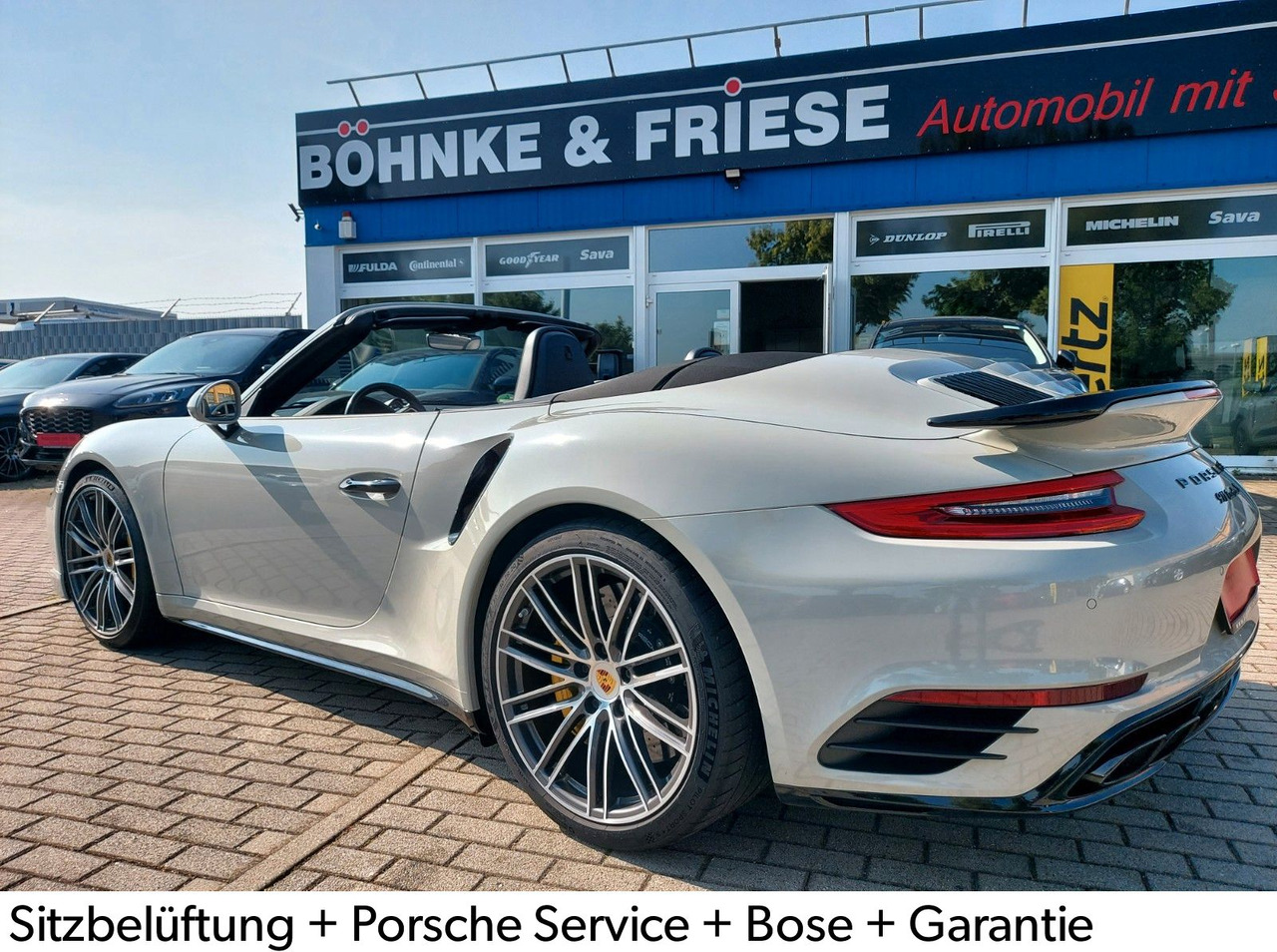 Porsche 911 Turbo S Cabriolet ACC Bose Sitzlüft Garantie - Voiture: photos 1 Porsche 911 Turbo S Cabriolet ACC Bose Sitzlüft Garantie - Voiture: photos 1